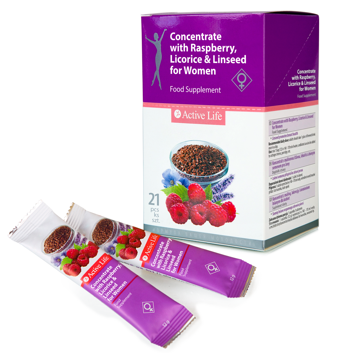 КОНЦЕНТРАТ ЗА НАПИТКА „ФИТОИЗТОЧНИК ЗА ЖЕНИ”, 21 САШЕТА