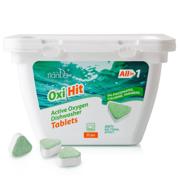 Таблетки за миялна с активен кислород Oxi Hit, 35 броя