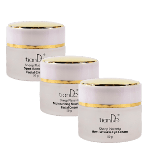 Овча плацента – заглаждащ крем +овлажняващ крем = ПОДАРЪК крем за клепачи