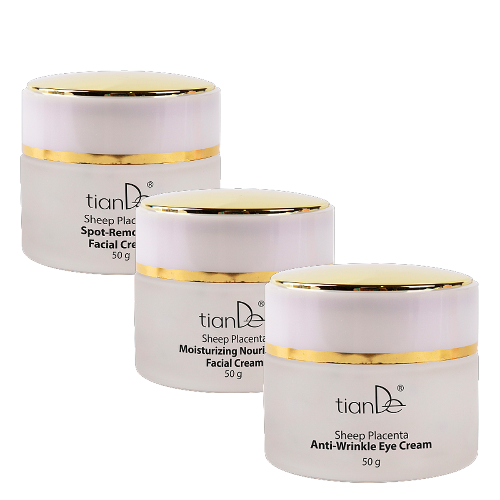 Овча плацента – заглаждащ крем +овлажняващ крем = ПОДАРЪК крем за клепачи